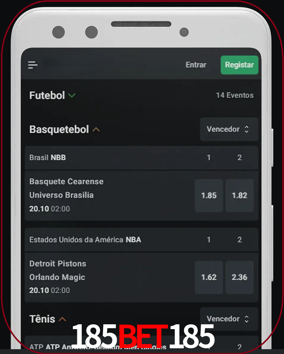 Aposte e assista aos esportes em formato ao vivo.