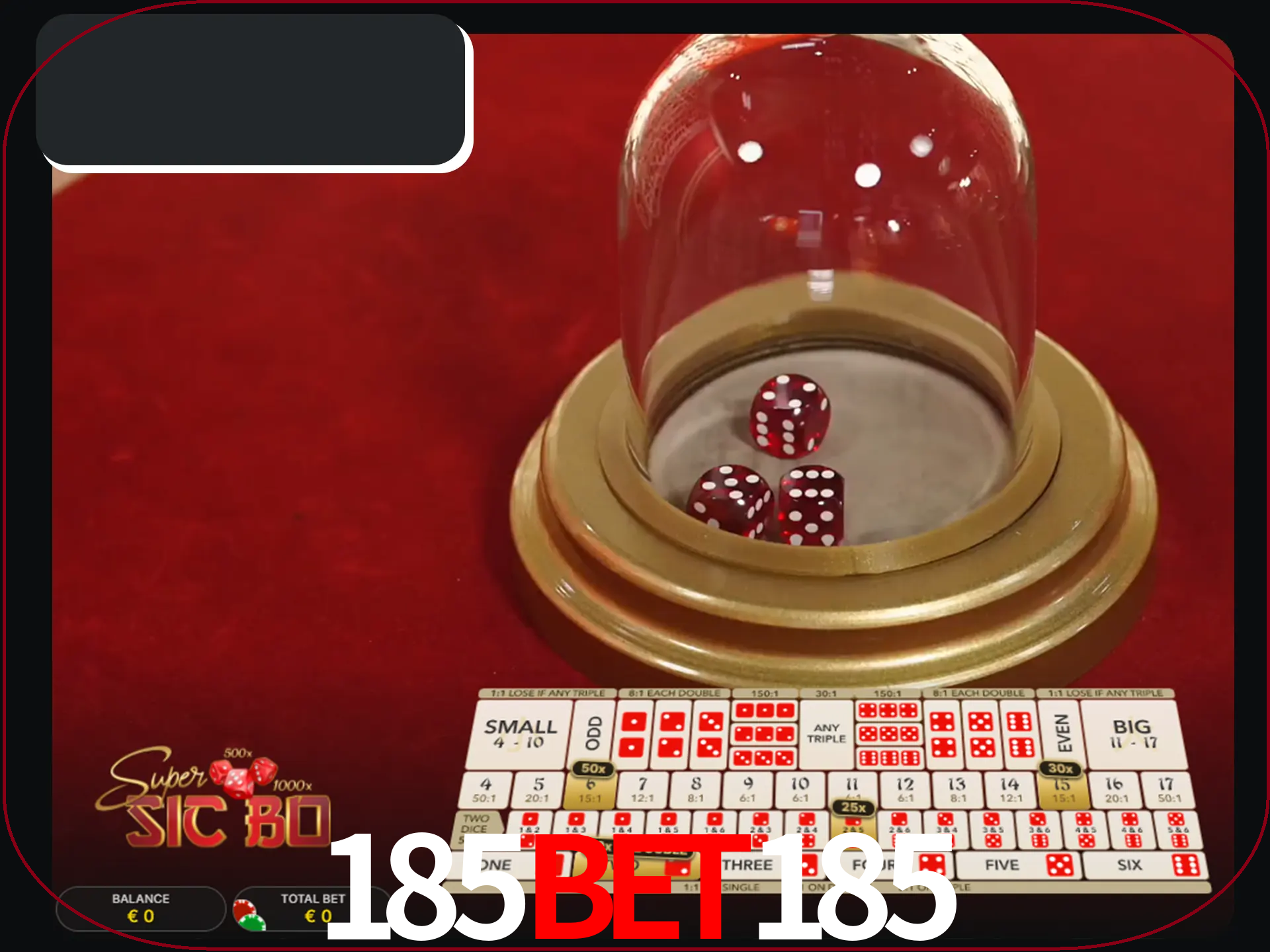 Deixe os dados ao seu lado nos jogos da Sic Bo.